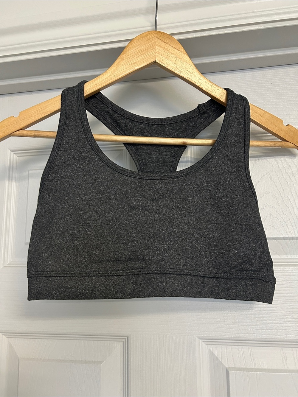 {GAP Fit} Dark Grey Racerback Sports Bra